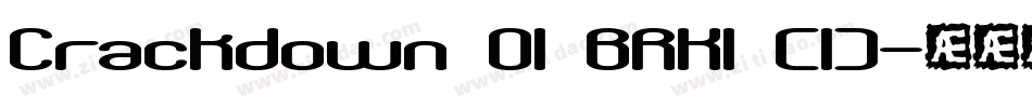 Crackdown O1 BRK1 (1)字体转换
